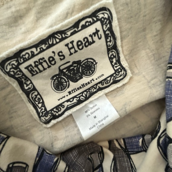 EFFIES HEART Art to Wear Julliard TOP M Knit Tunic Cowl Artsy Novelty Lagenlook - Picture 14 of 15